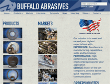 Tablet Screenshot of buffaloabrasives.com